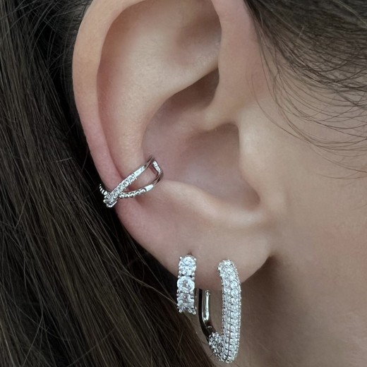 Earcuff earring xiasti with zirconia Products